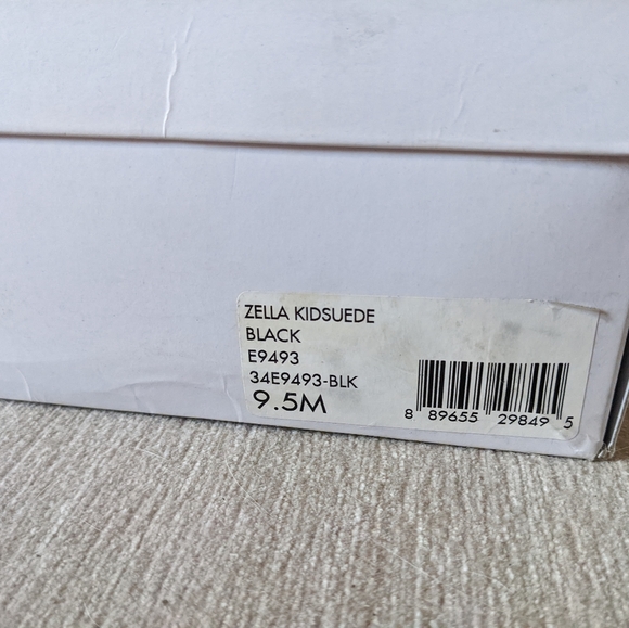 Calvin Klein Black Zella Suede Booties - Picture 3 of 11